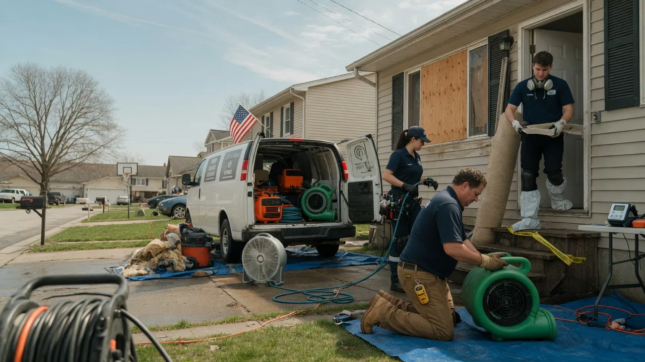 Water Damage Restoration in Seward, IL near me